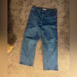 Levi’s ribcage straight ankle